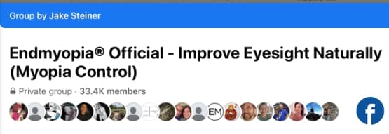 EndMyopia Facebook group